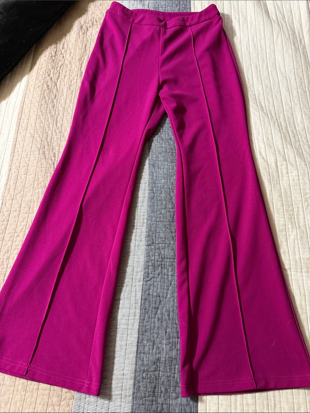 Magenta Boot Cut Dress Pants - Women's Flare Trousers